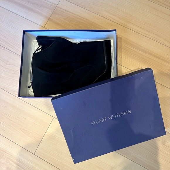 Stuart Weitzman Over The Knee Suede Hiline Boots - Picture 10 of 10